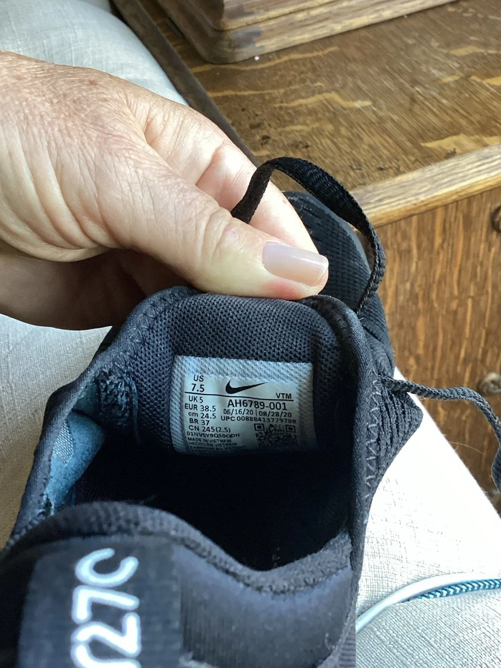 Nike Air Max 270 Black with White Accents